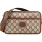 Gucci Monogram Neo Vintage GG Supreme Small Messenger Crossbody Bag