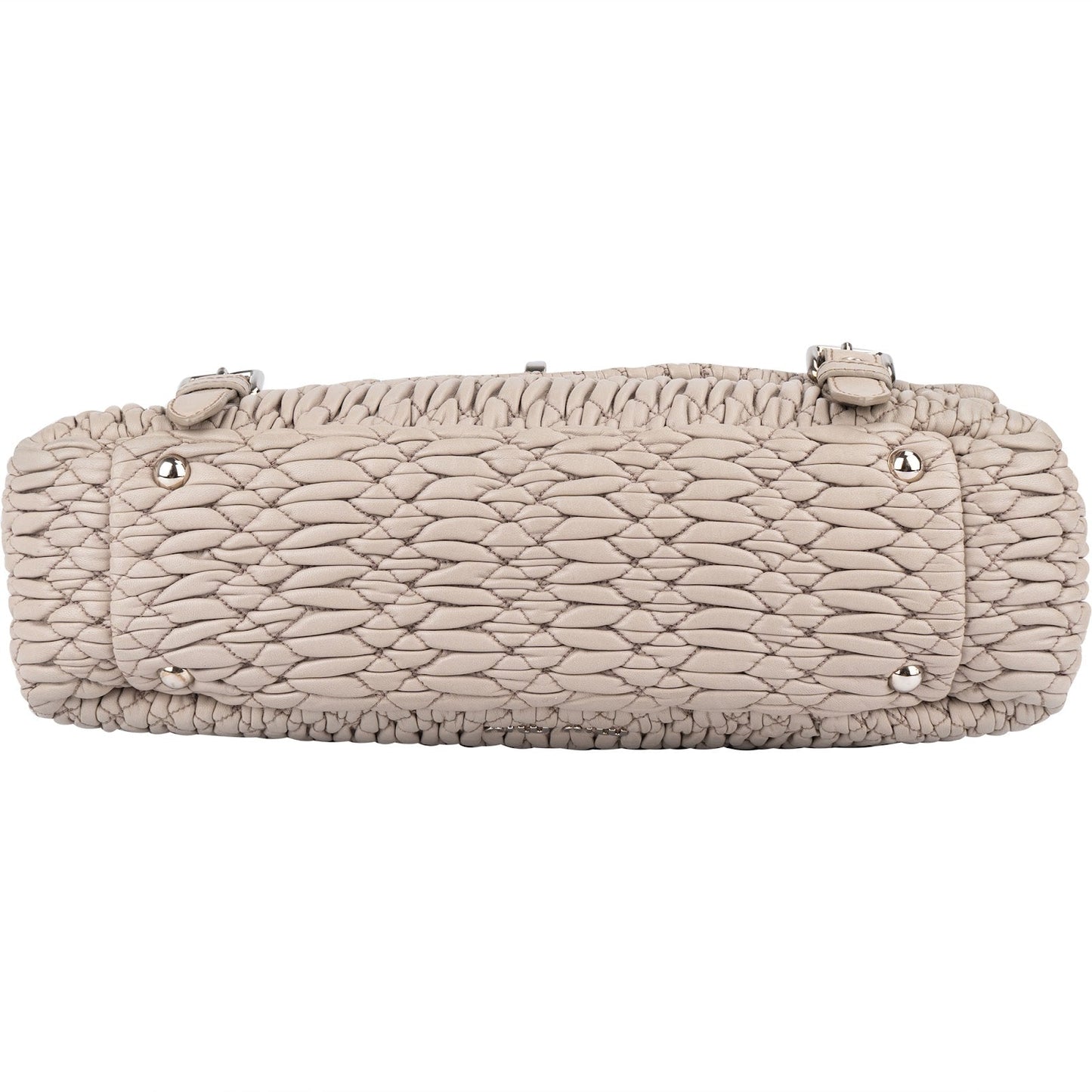 Miu Miu Quilted Leather Coffer Handbag