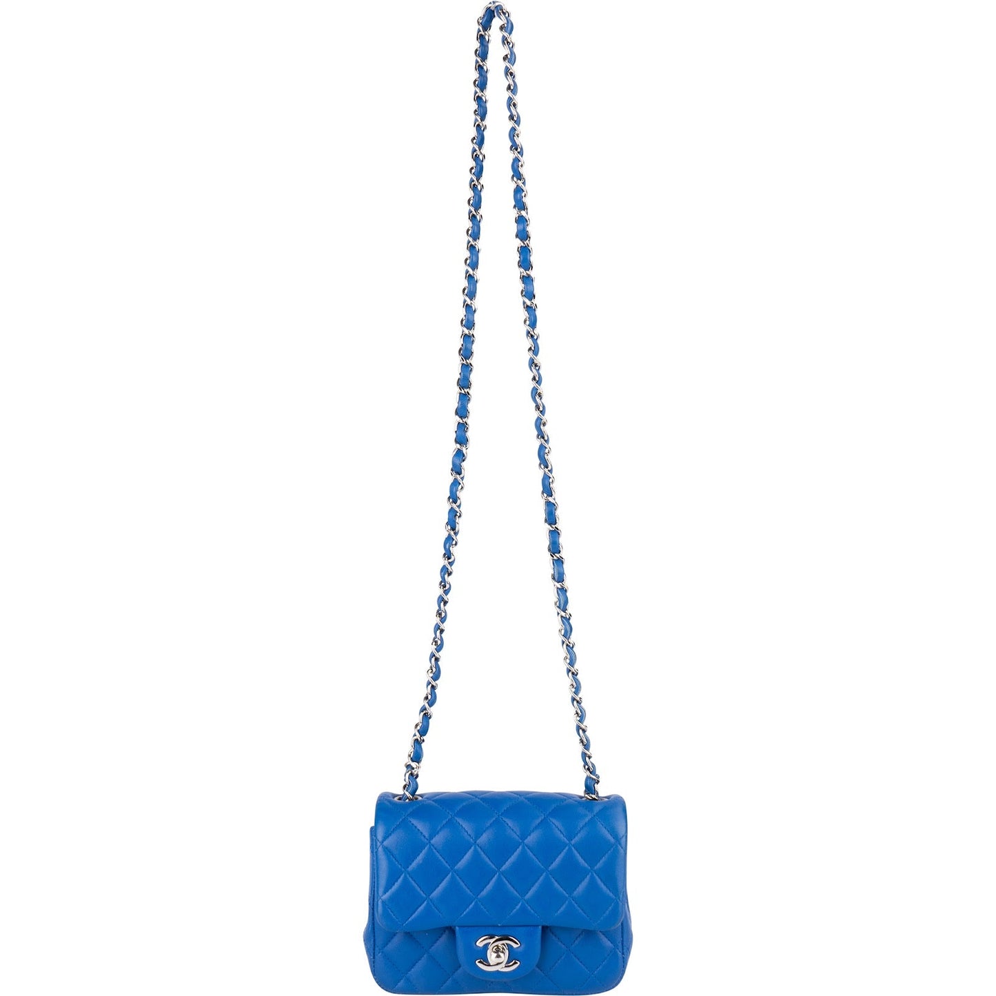 Chanel Quilted Lambskin Mini Single Flap Crossbody Bag