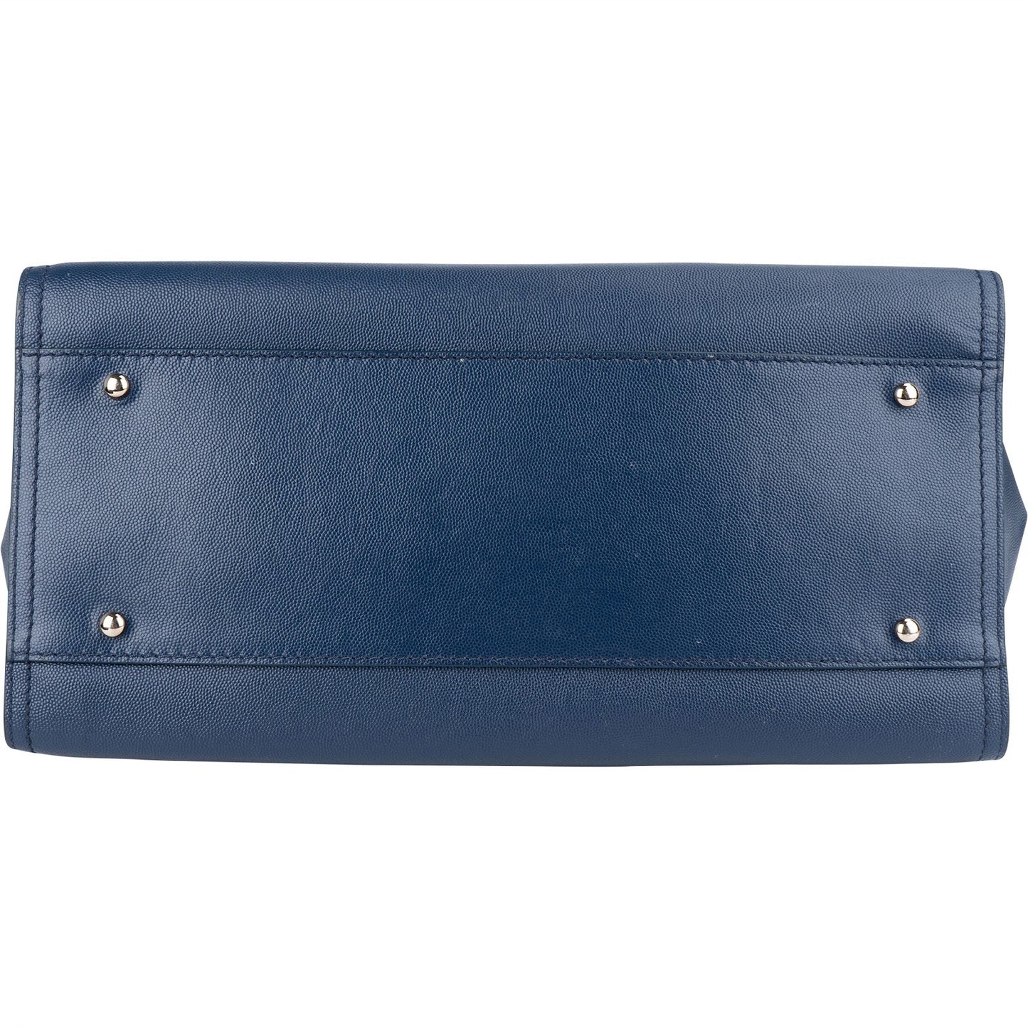 Chanel Bleu Caviar Leather Deauville Tote Shoulder Bag