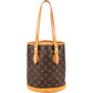Louis Vuitton Monogram Canvas Bucket PM Shoulder Bag