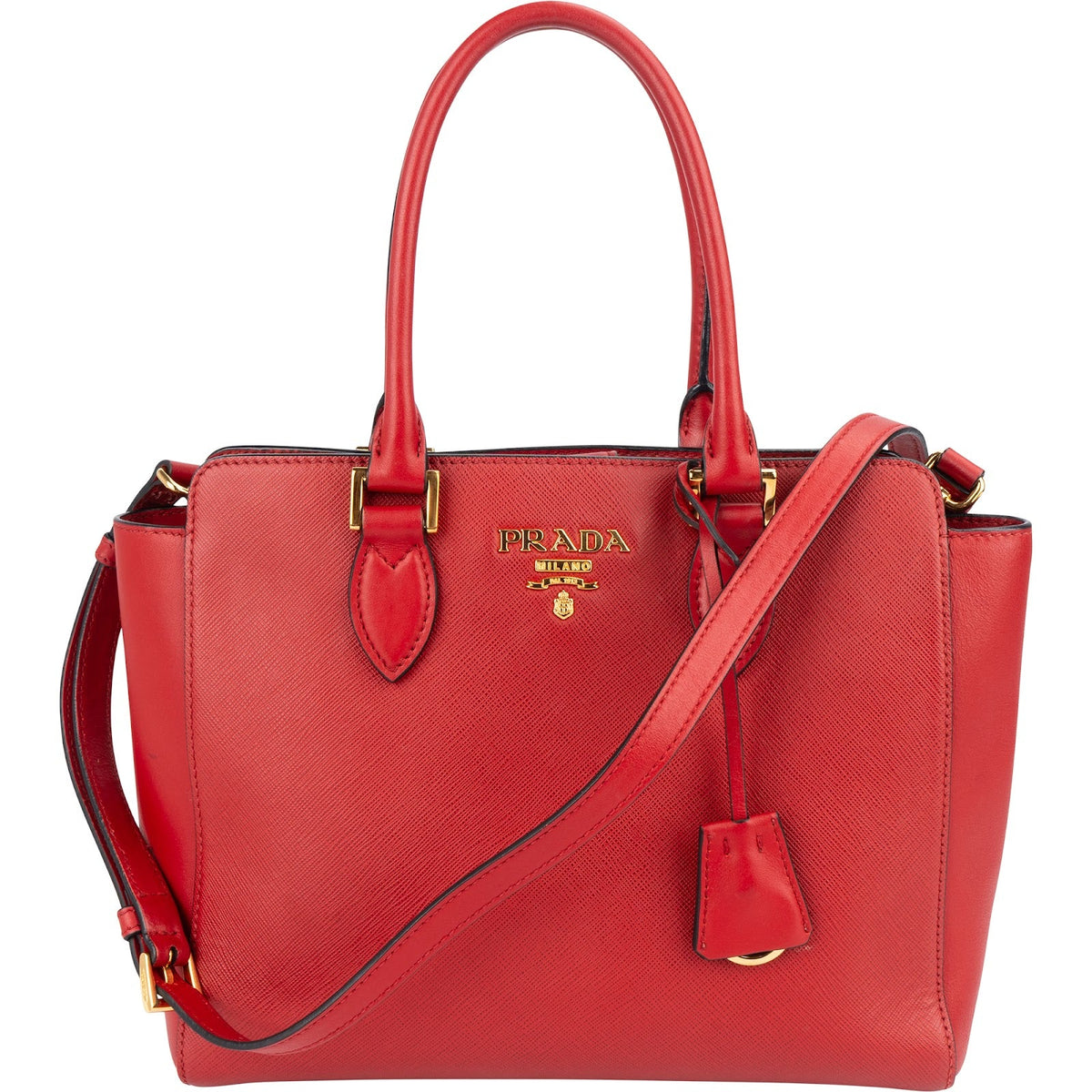 Prada Saffiano Leather Tote Handbag