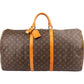 Louis Vuitton Monogram Canvas Keepall 60 Travel Bag