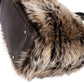 Chanel Faux Fur CC Charm Tote Handbag
