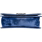 Chanel Blue Velvet Medium Boy Crossbody Bag