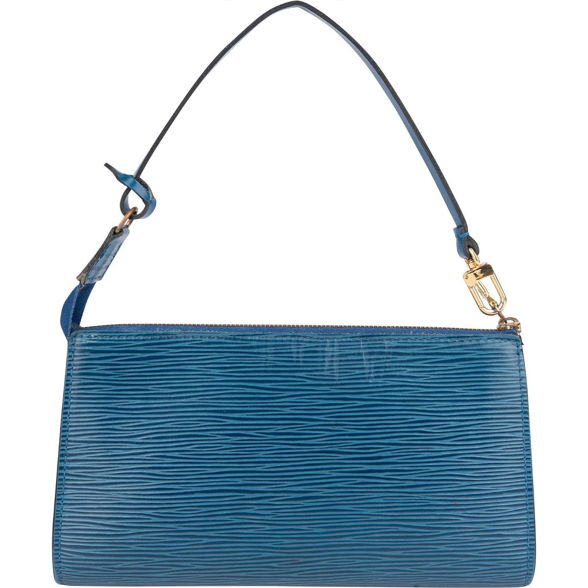 Louis Vuitton Blue Epi Leather Pochette Accessoires Handbag