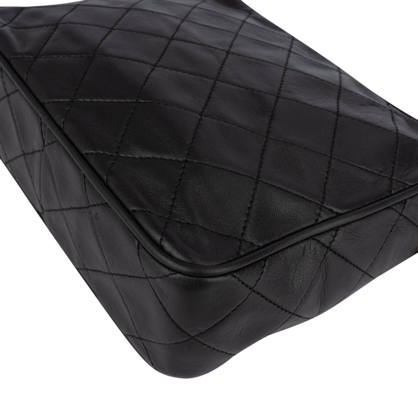 Chanel Quilted Lambskin CC Camera Crossbody Bag