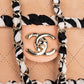 Chanel Mini Rectangular Single Flap aus Wildleder mit Ziernähten – Ansicht 8