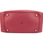 Hermès Clemence Leather Palladium Lindy 34 Rubis Handbag