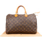 Louis Vuitton Monogram Canvas Speedy 35 Handbag