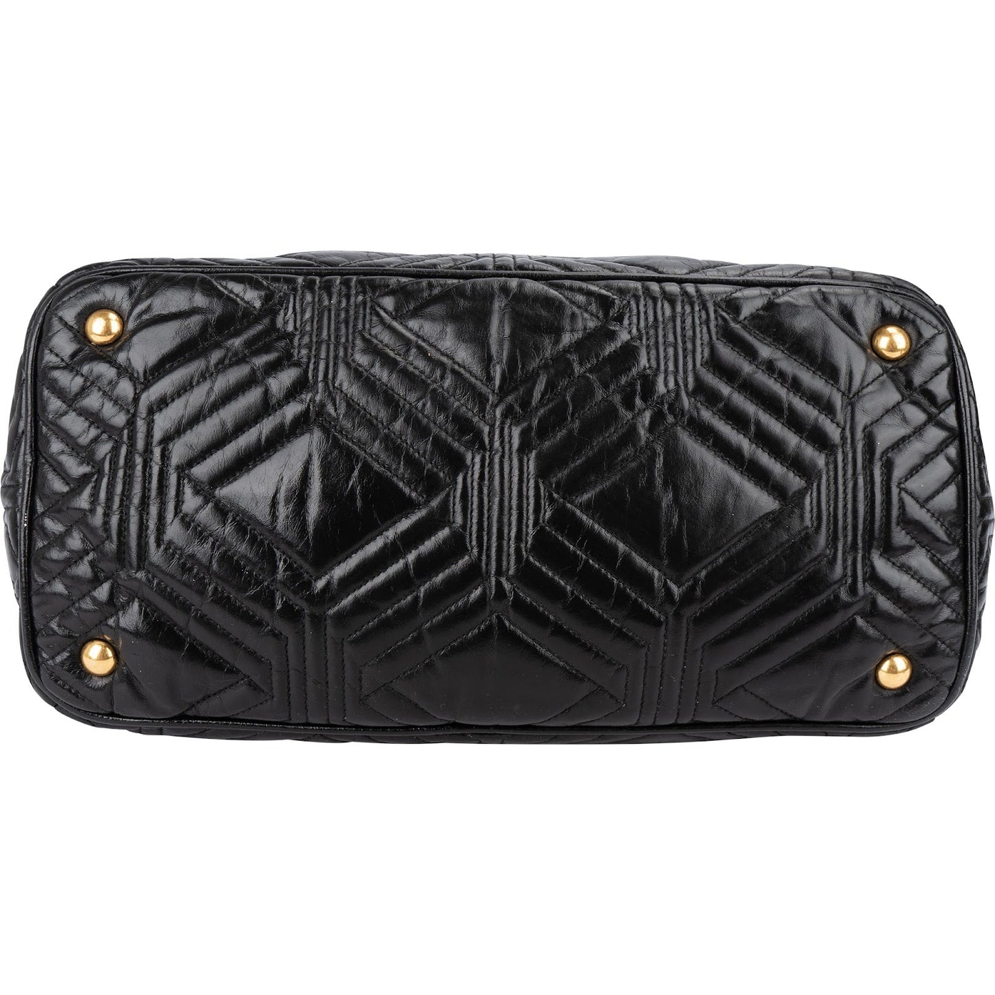 Miu Miu Quilted Nappa Leather Tote Handbag
