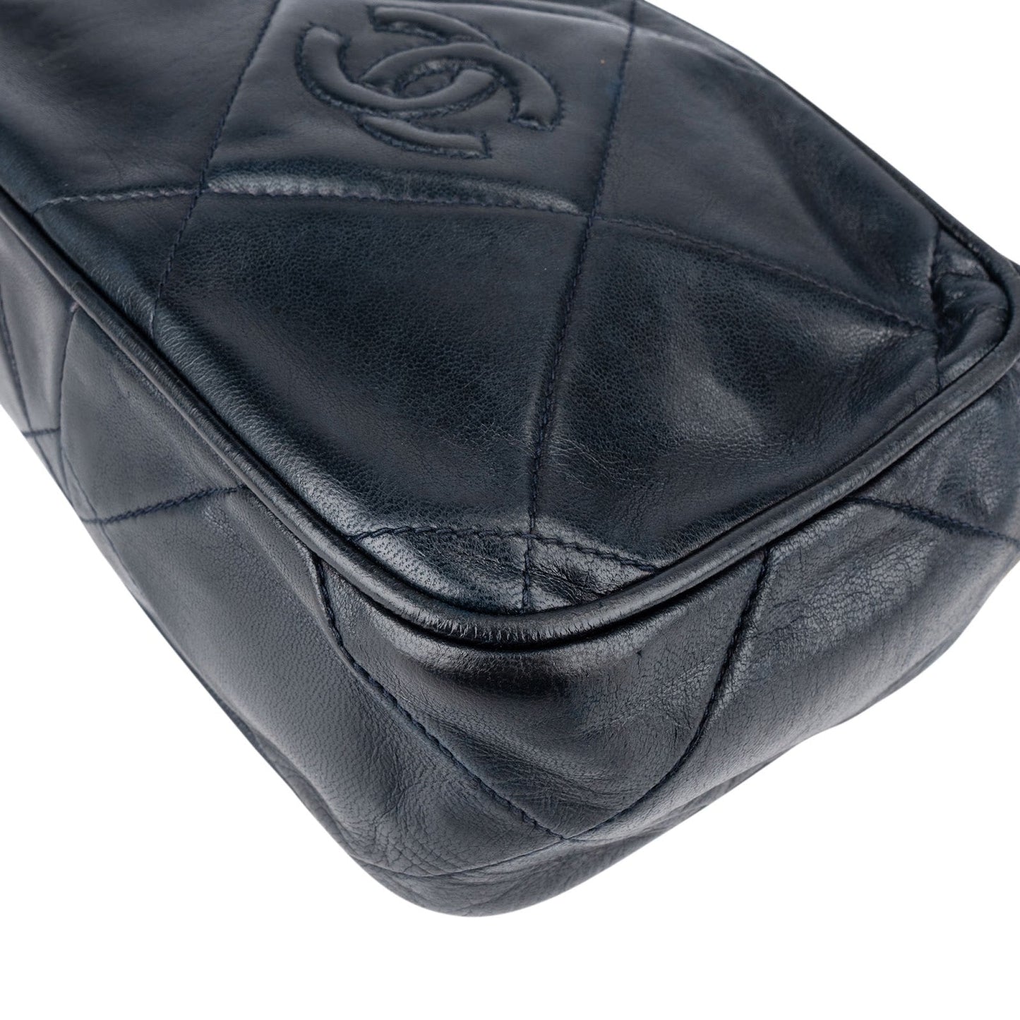 Chanel Quilted Lambskin Tassel Camera Crossbody Bag