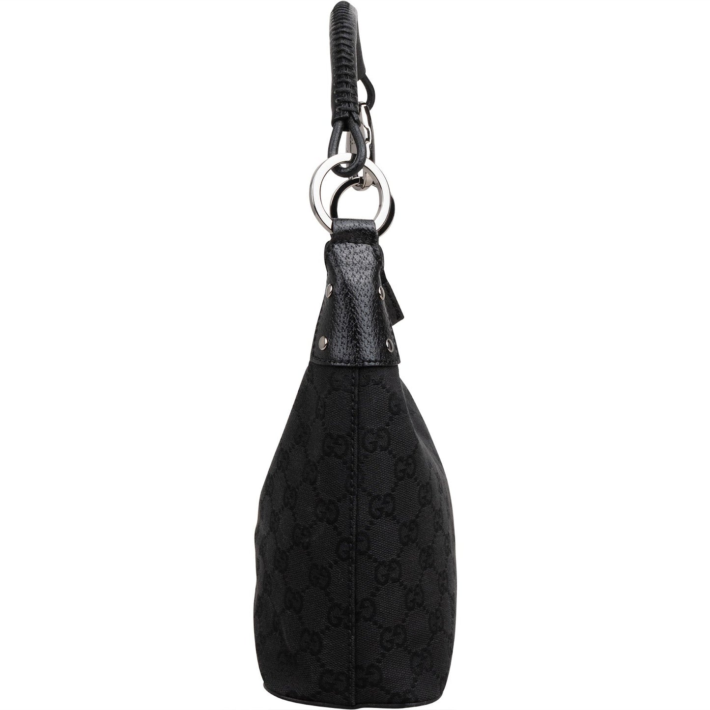 Gucci Monogram GG Canvas Small Hobo Shoulder Bag