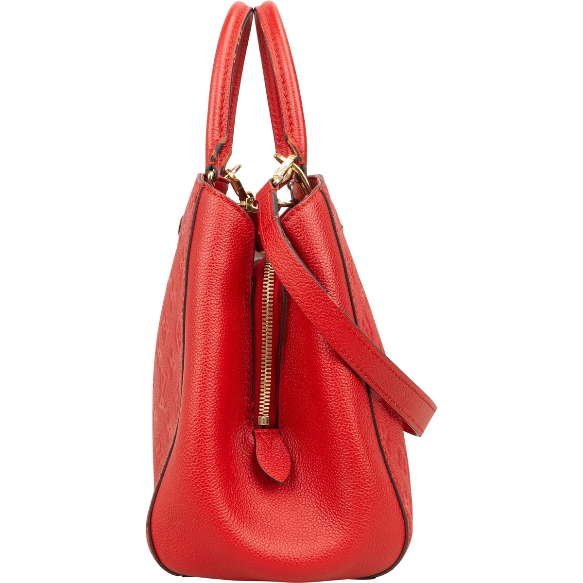 Louis Vuitton Leather Monogram Empreinte Montaigne MM Handbag