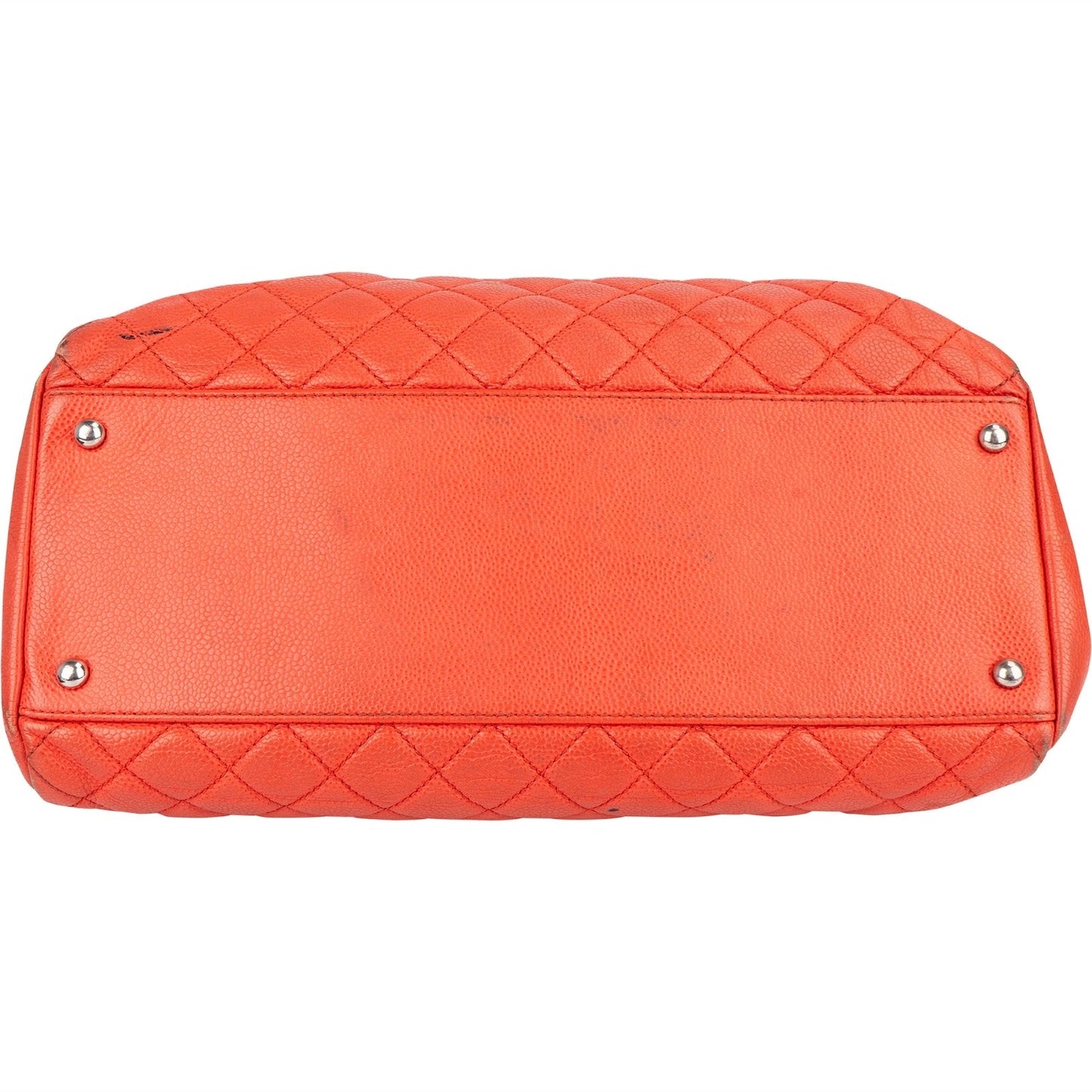 Chanel Quilted Caviar Leather CC Shoulder Bag