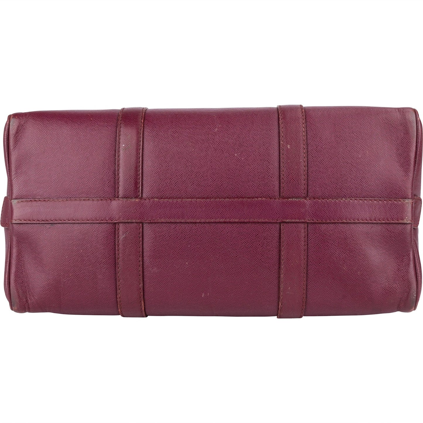 Christian Dior Textured Saffiano Leather Vintage Boston Handbag