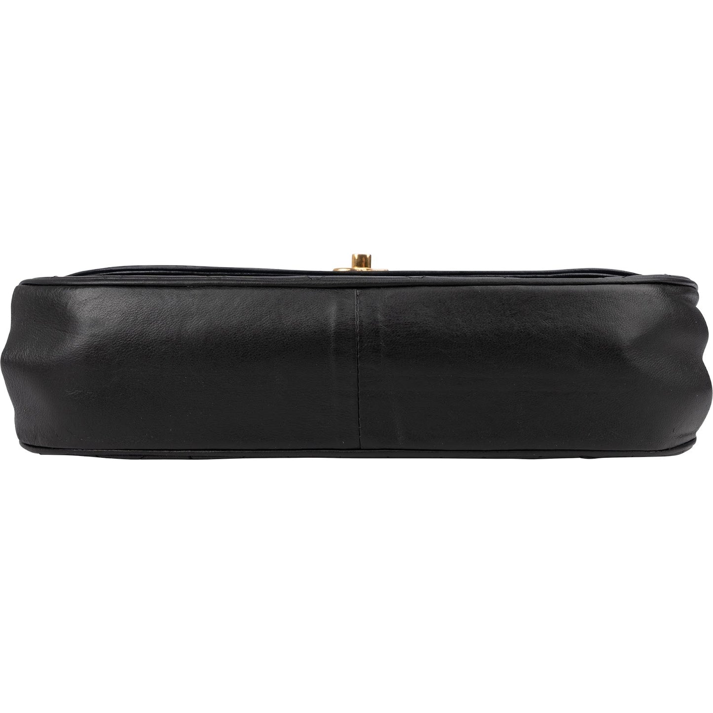 Chanel Quilted Lambskin 24K Gold Double Flap Shoulder Bag