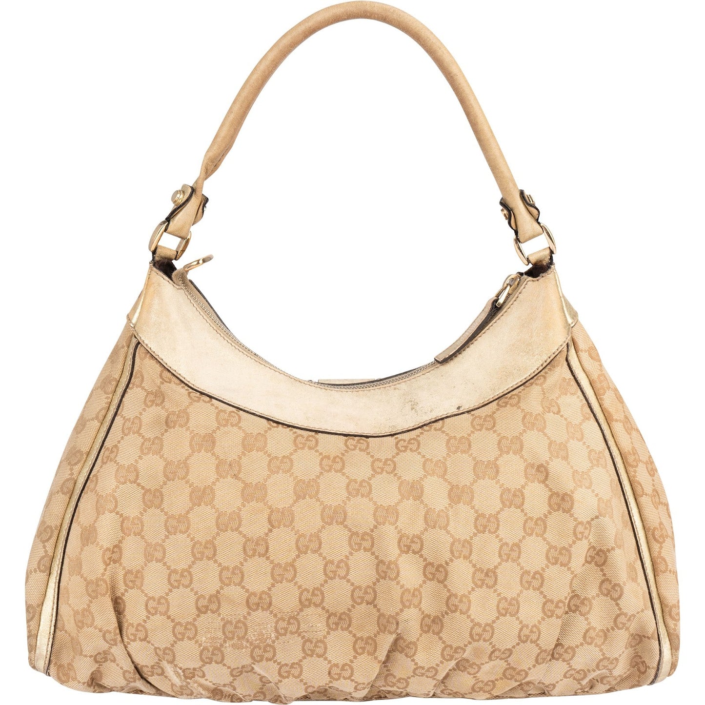 Gucci Monogram GG Canvas Abbey D-Ring Hobo Shoulder Bag