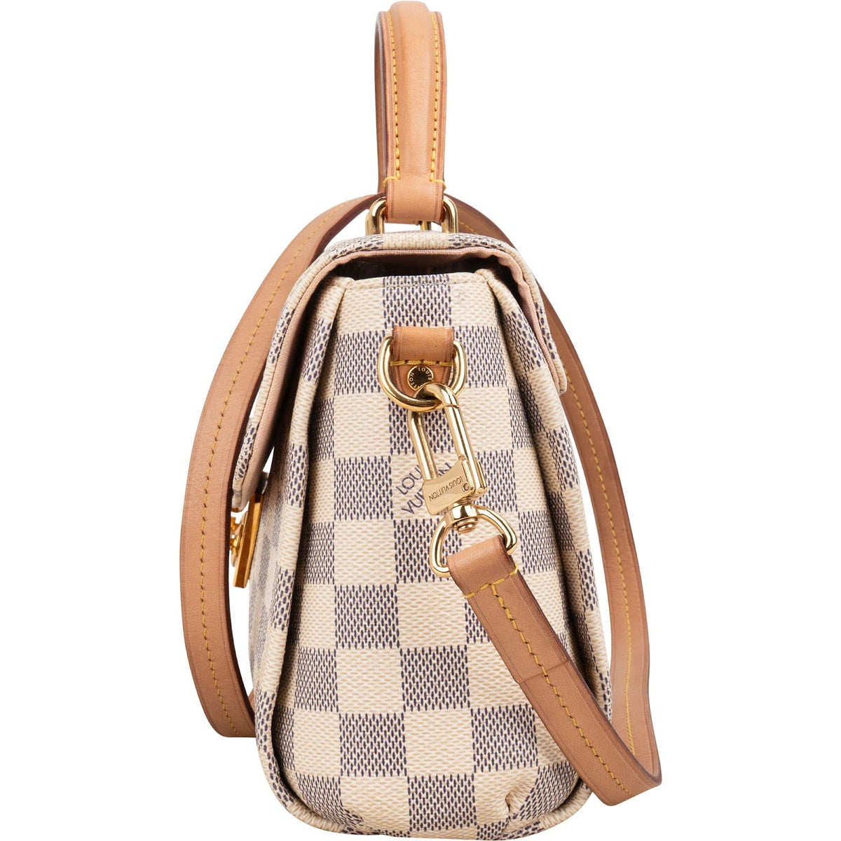 Louis Vuitton Monogram Damier Azur Canvas Croisette Handbag