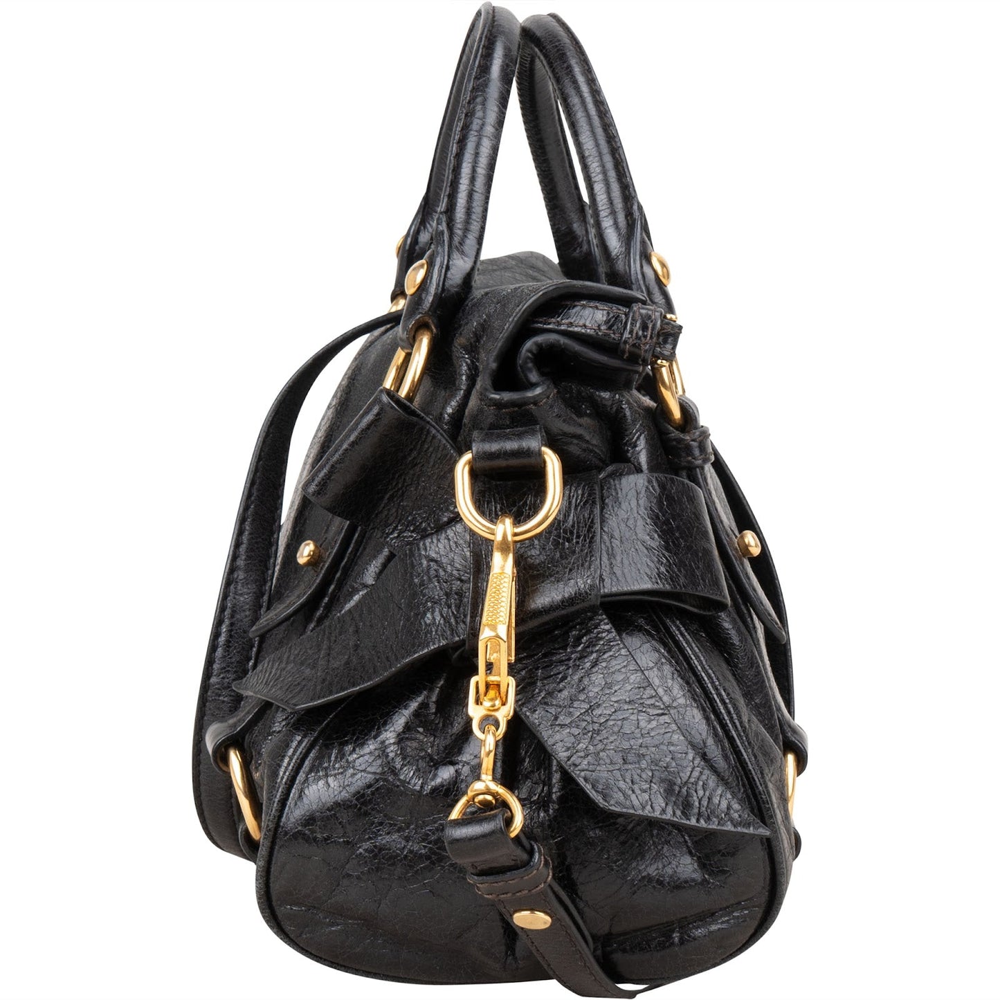 Miu Miu Vitello Lux City Handbag