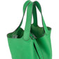 Hermès Green Taurillon Clemence Picotin Lock 22 (MM) Handbag