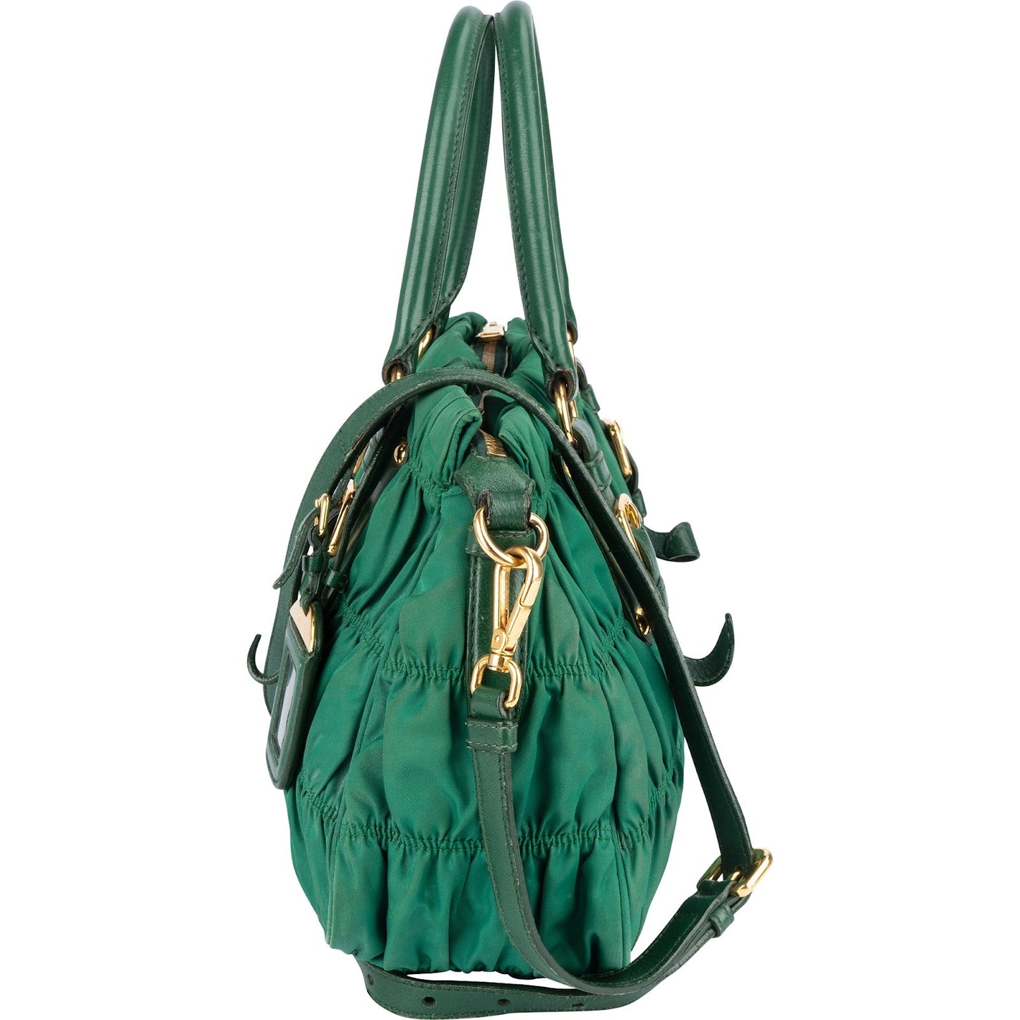 Prada Quilted Nylon City Handbag