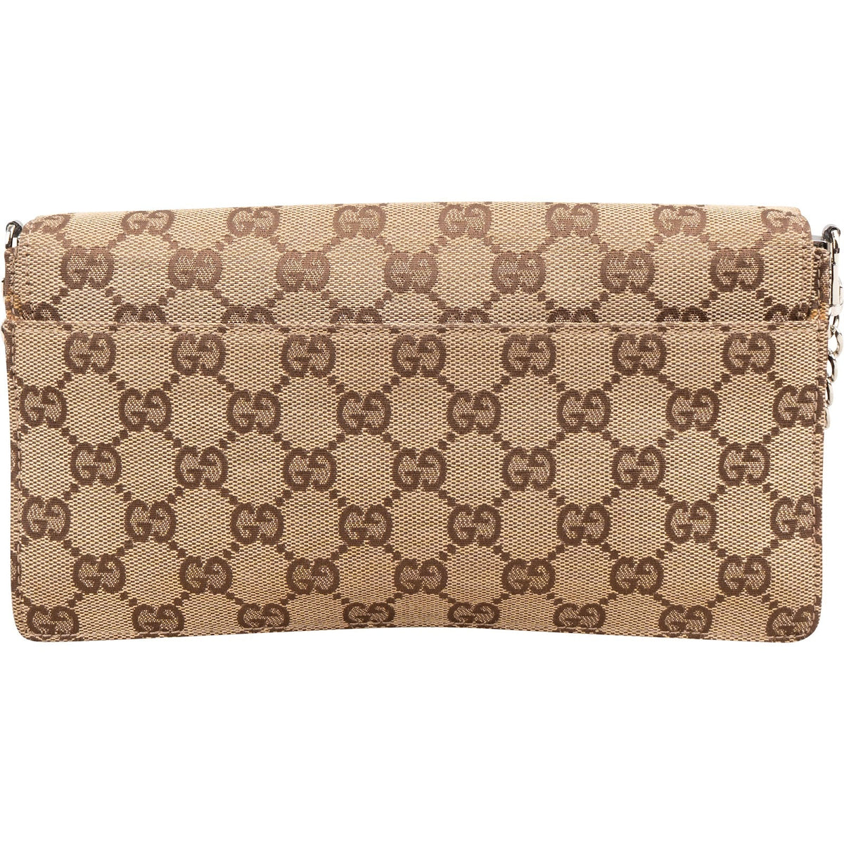 Gucci Monogram GG Canvas Small Pochette Accessoires Chain Crossbody Bag