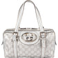 Gucci Leather Monogram Interlocking G Boston Bag Handbag