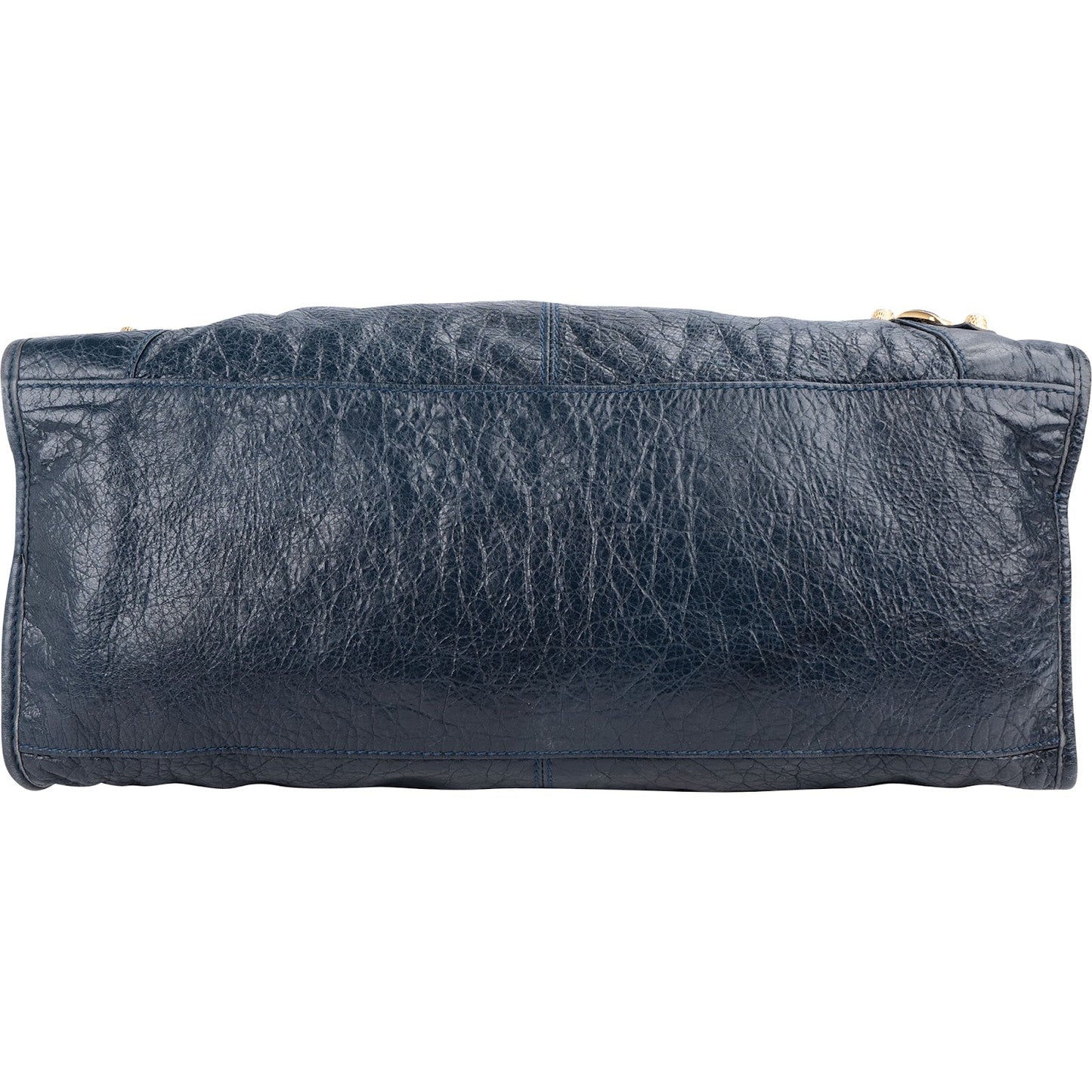 Balenciaga Blue Leather City Handbag