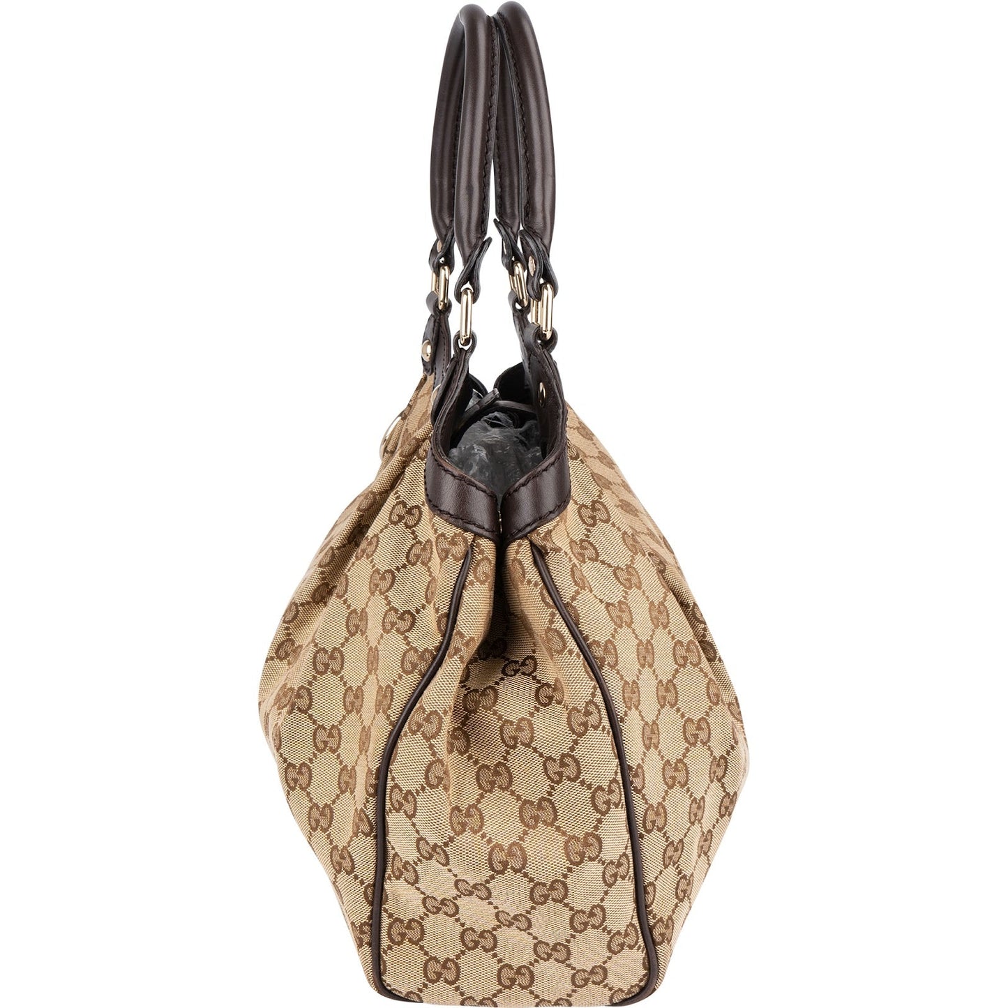 Gucci Monogram GG Canvas Sukey Hobo Handbag