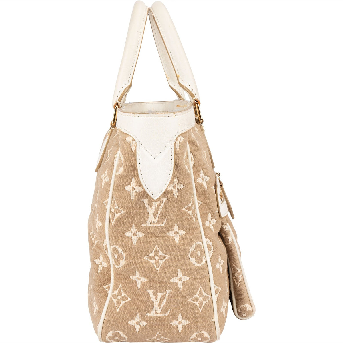 Louis Vuitton Cabas Sabbia MM aus Monogram Denim – Ansicht 4