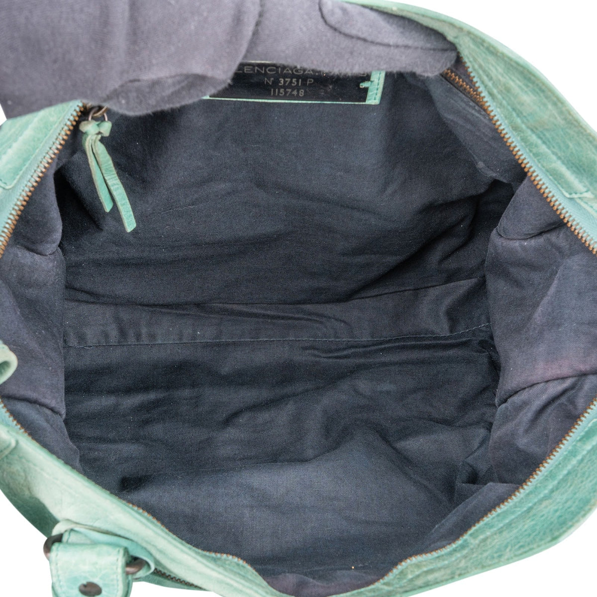 Balenciaga Light Green Leather Classic City Handbag
