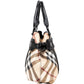 Burberry Nova-Check Studded Knight Hobo Handbag