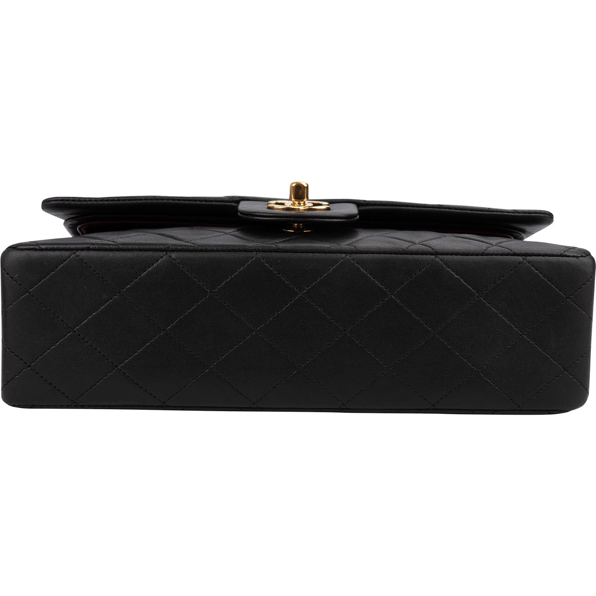 Chanel Medium Double Flap aus gestepptem Lammleder – Ansicht 6