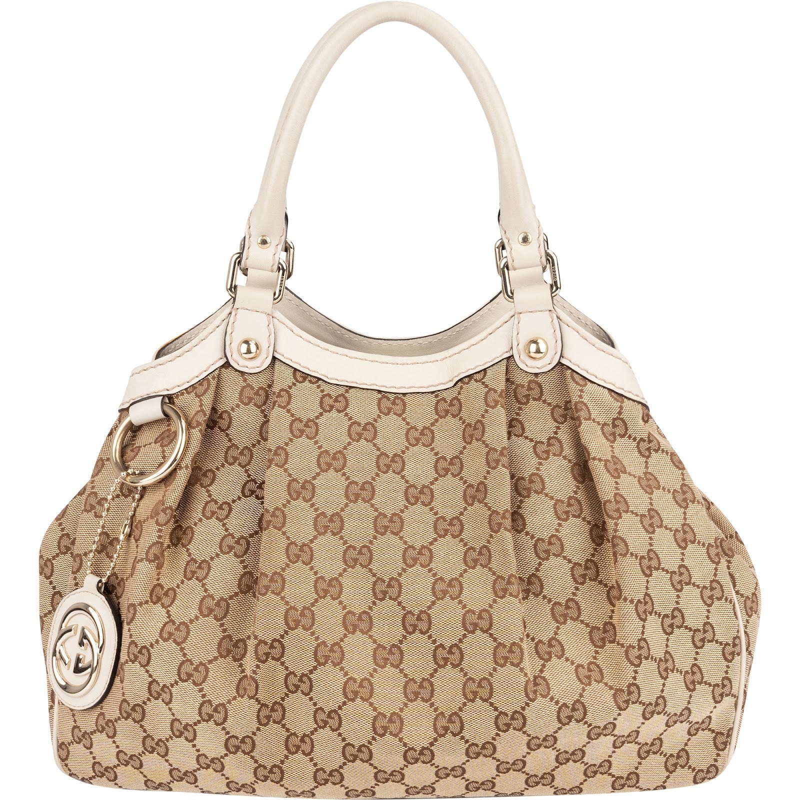 Gucci Monogram GG Canvas Sukey Hobo Handbag