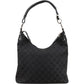 Gucci Monogram GG Canvas Ring Woven Handle Shoulder Bag