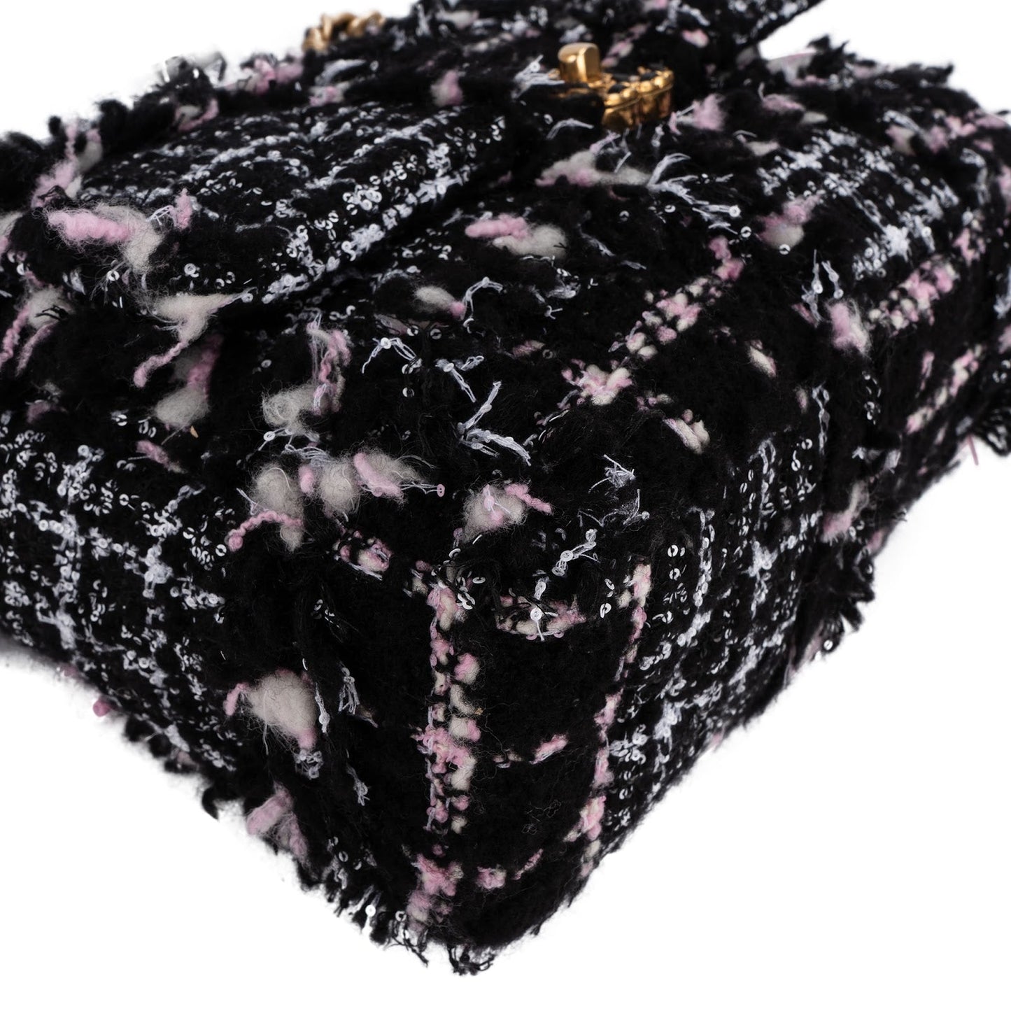 Chanel 19 Tweed Single Flap Crossbody Bag
