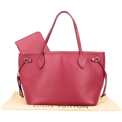 Louis Vuitton Fuchsia Epi Leather Neverfull PM Shoulder Bag