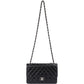 Chanel Quilted Caviar Leather Palladium Jumbo Double Flap Crossbody Bag