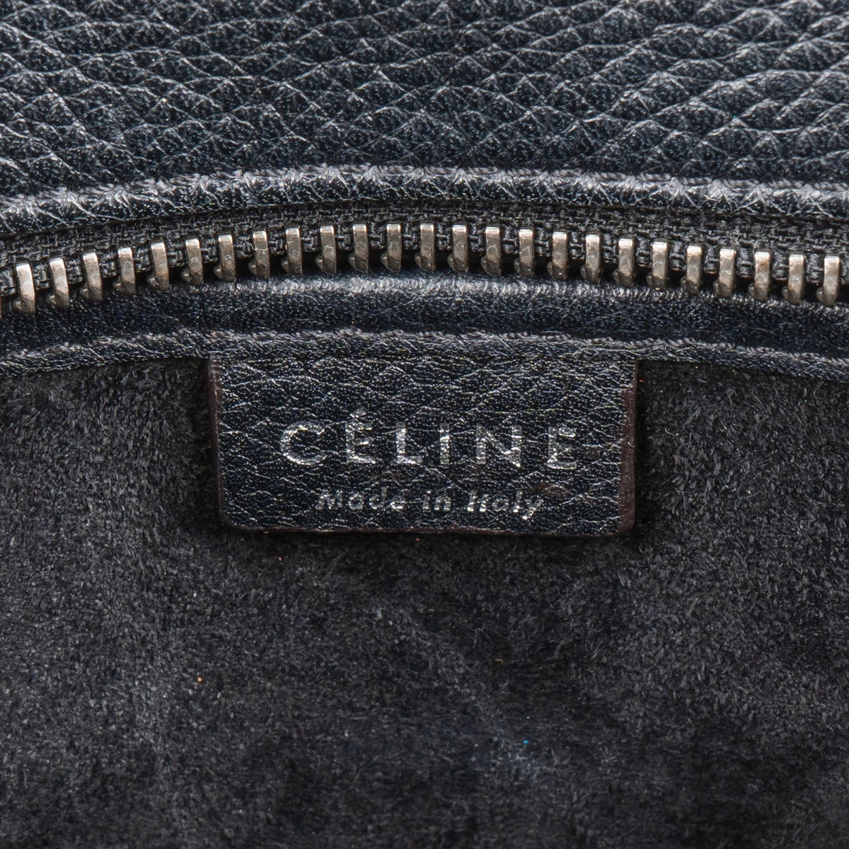 Céline Grained Calfskin Luggage Crossbody Handbag