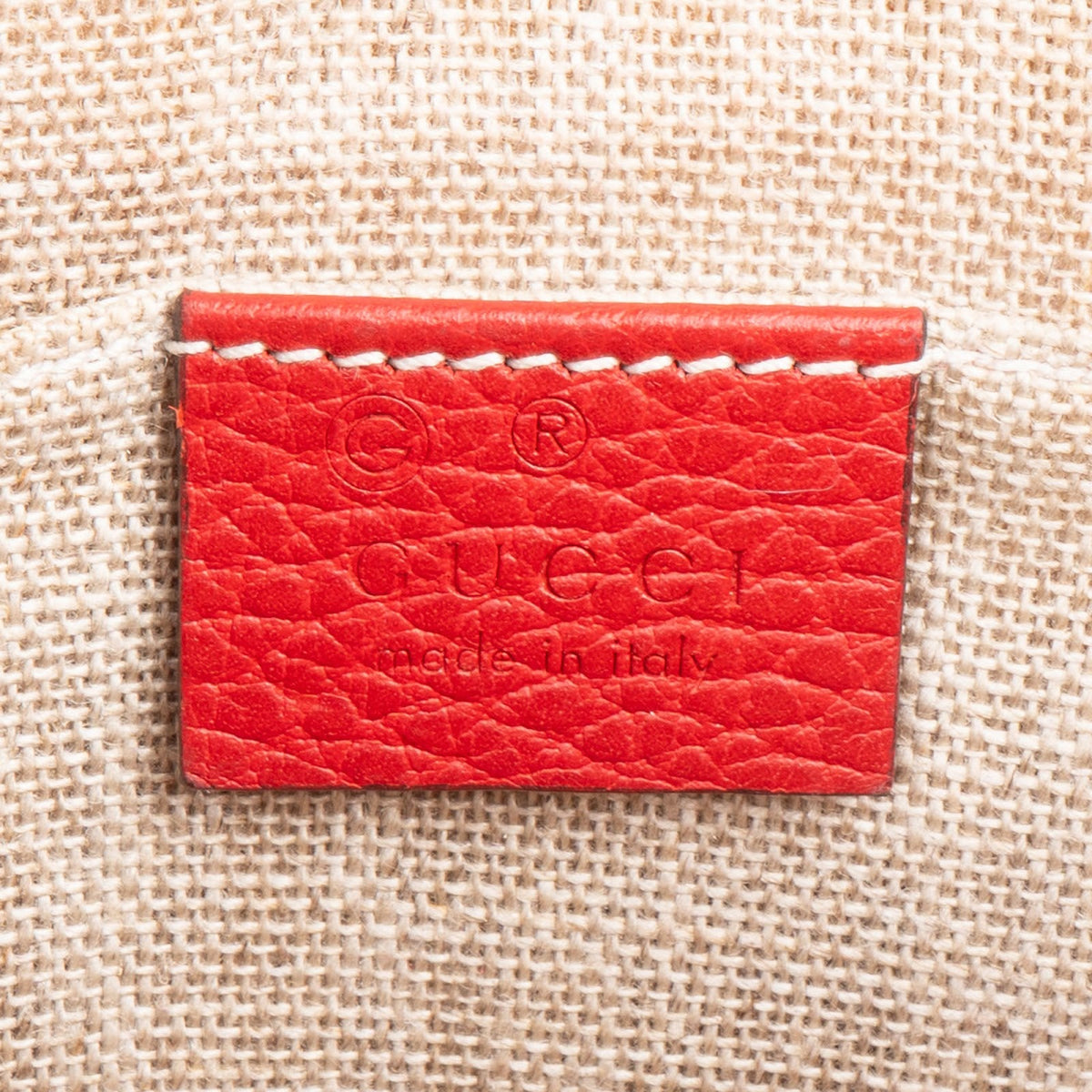 Gucci Pebbled Leather Interlocking GG Small Crossbody Bag