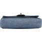 Chanel Quilted Denim Medium Single Flap Crossbody Bag