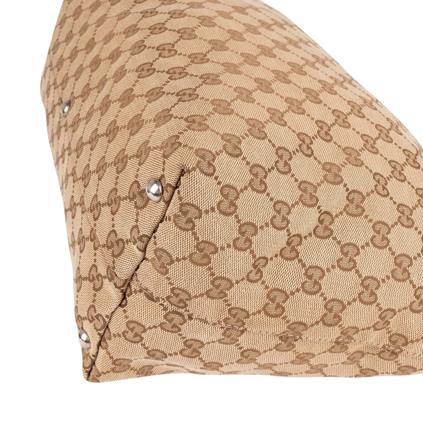 Gucci Monogram GG Horsebit Tote Shoulder Bag