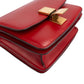 Celine Small Triomphe aus rotem Box-Kalbsleder – Ansicht 6