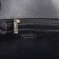 Chanel Quilted Caviar Leather Palladium Maxi Single Flap Crossbody Bag