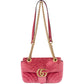 Gucci Matelassé Velvet GG Marmont Small Crossbody Bag