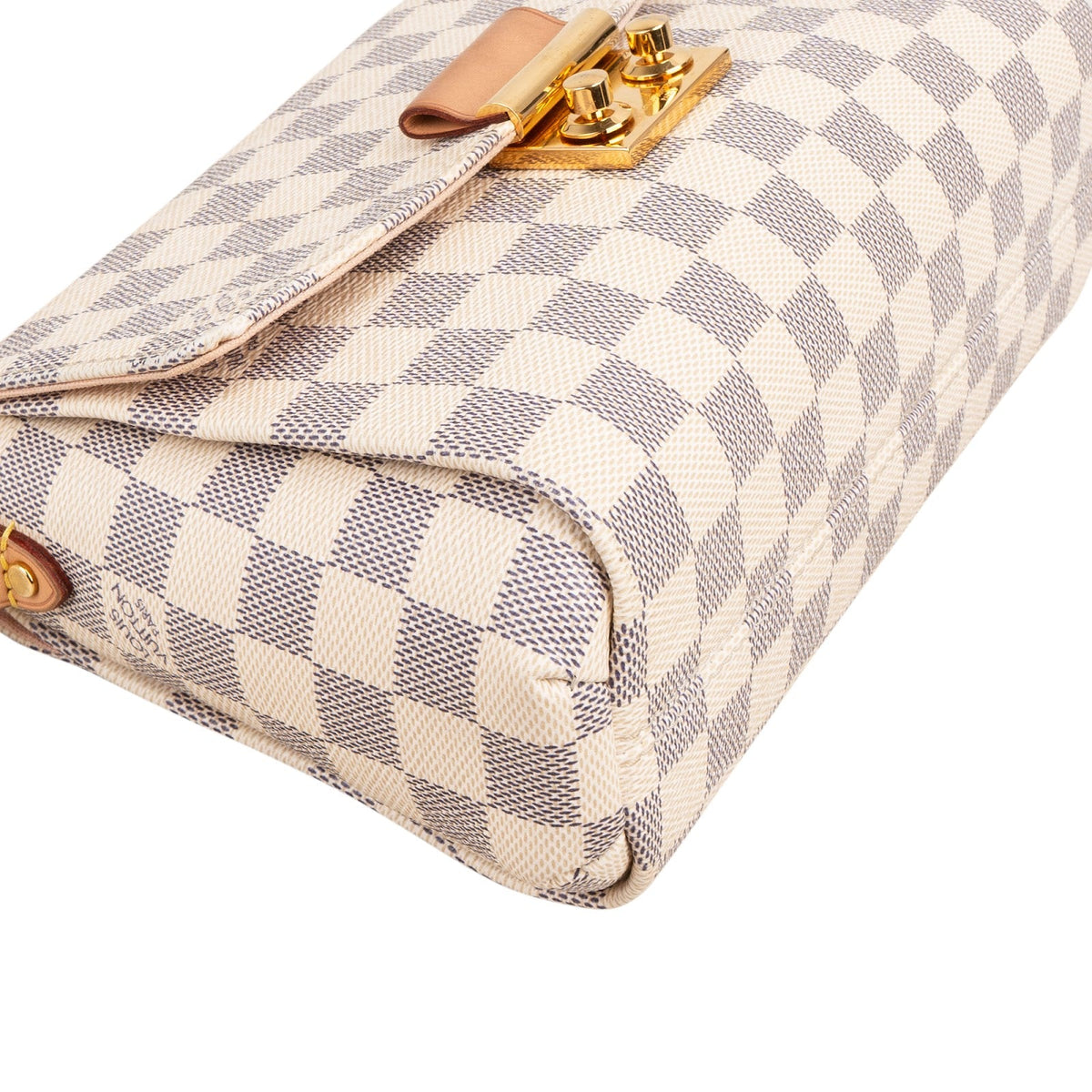 Louis Vuitton Monogram Damier Azur Canvas Croisette Handbag