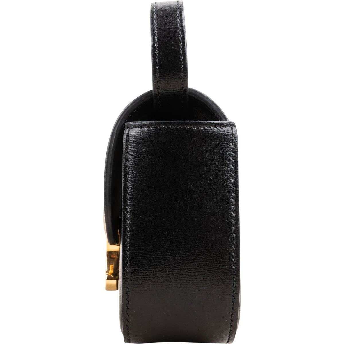 Celine Shiny Calfskin Mini Claude Triomphe Crossbody Bag