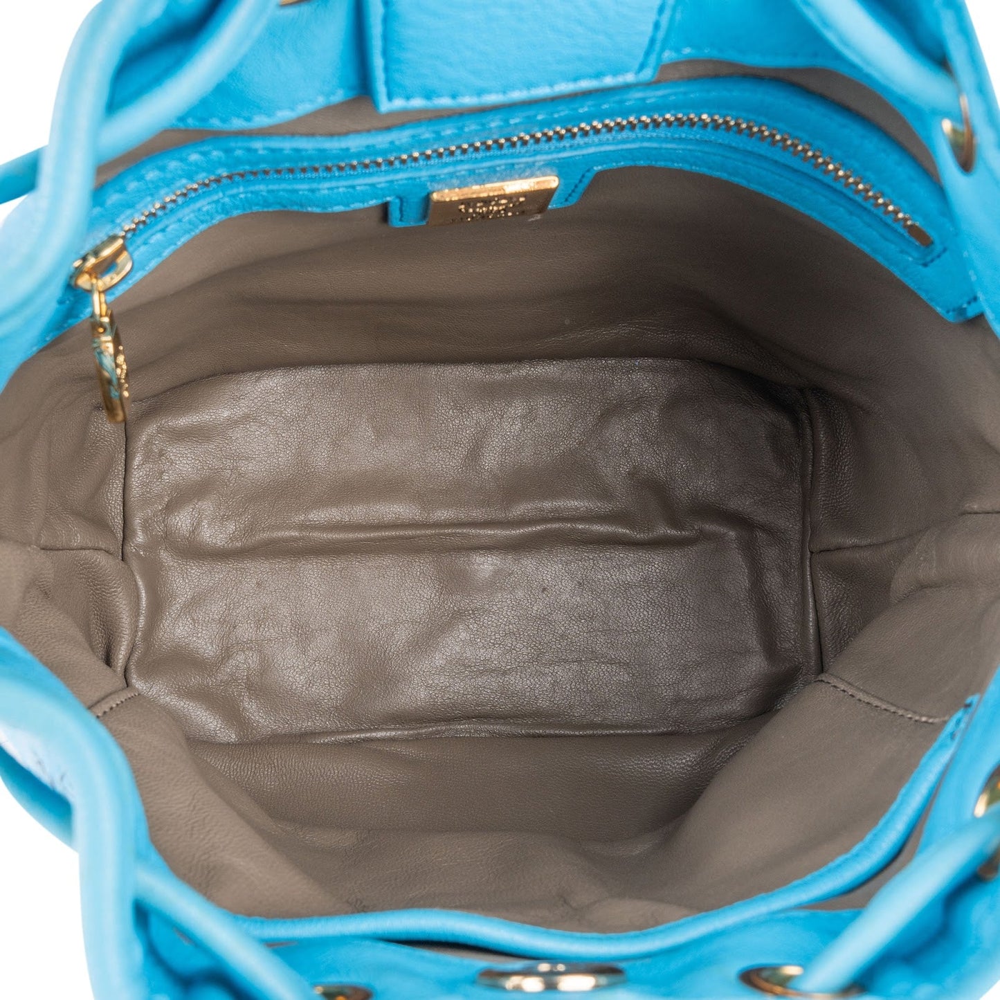 MCM Monogram Visetos Mini Drawstring Bucket Crossbody Bag