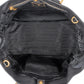Prada Black Vitello Daino Leather Tote Handbag